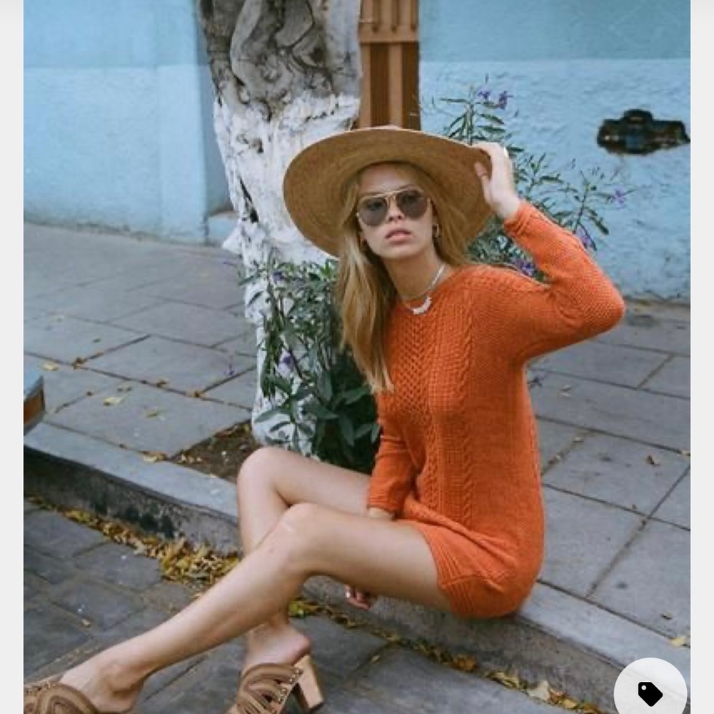 BNWT Arnhem Avalon cable knit citrine dress L